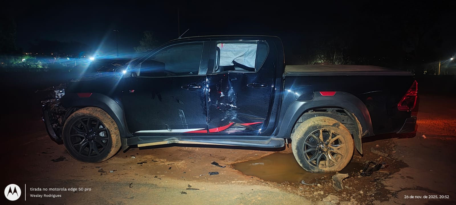 Acidente Sem Vítimas na MG-230 em Patrocínio