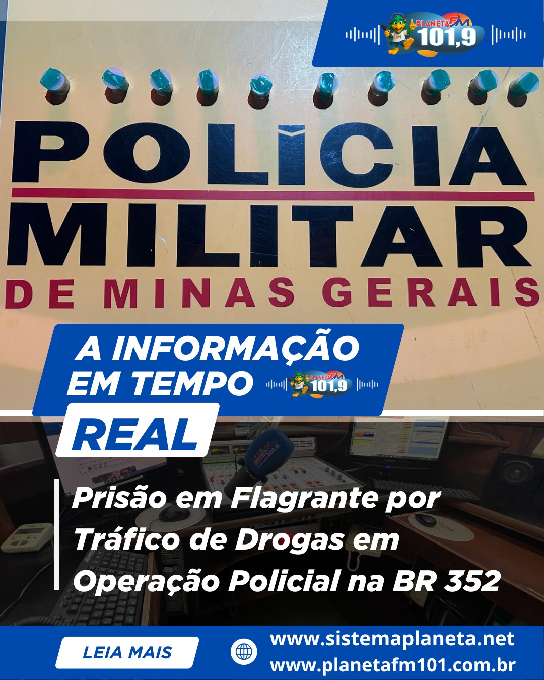 Prisão em Flagrante por Tráfico de Drogas em Operação Policial na BR 352