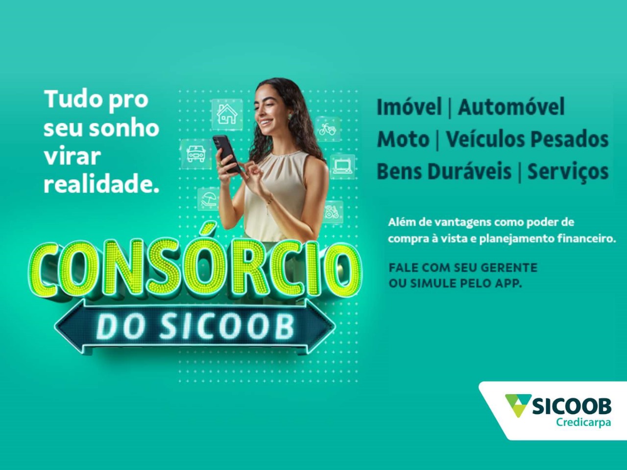 Consórcio Sicoob Credicarpa: Um Jeito Fácil E Cooperativo De Realizar Seus Sonhos.