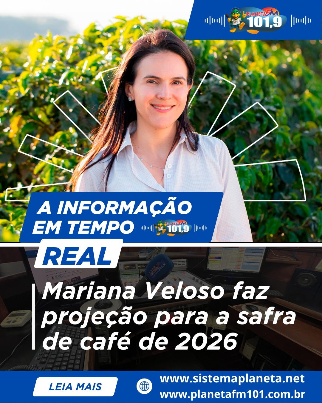 Mariana Veloso faz projeção para a safra de café de 2026