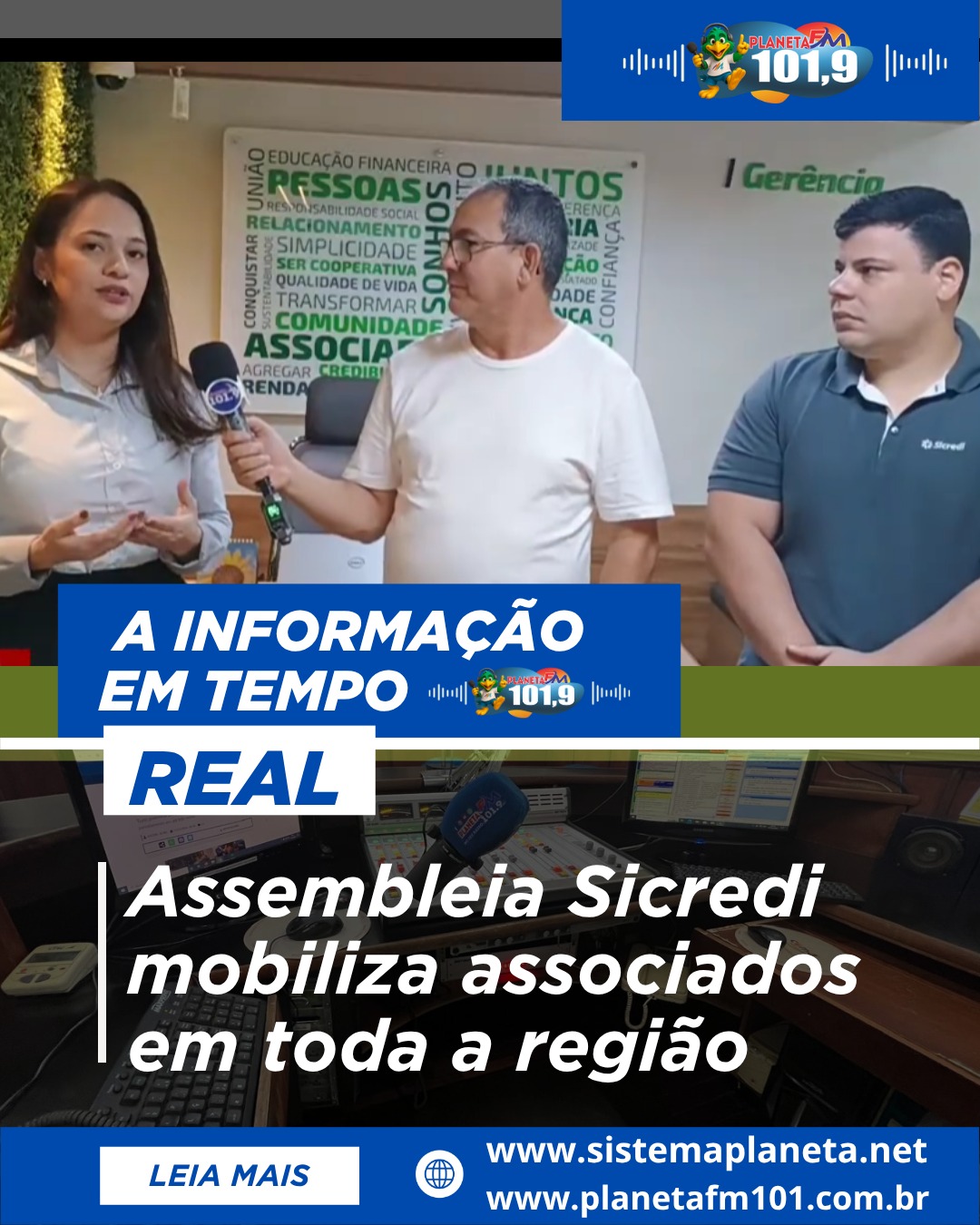 Assembleia Sicredi mobiliza associados em toda a região