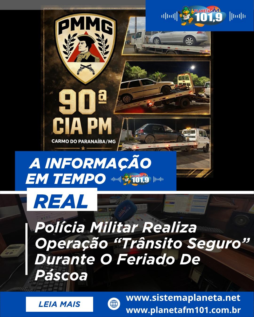 Polícia Militar Realiza Operação “Trânsito Seguro” Durante O Feriado De Páscoa